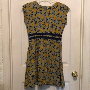 Floral print dress, M, street sz 6, ethical brand